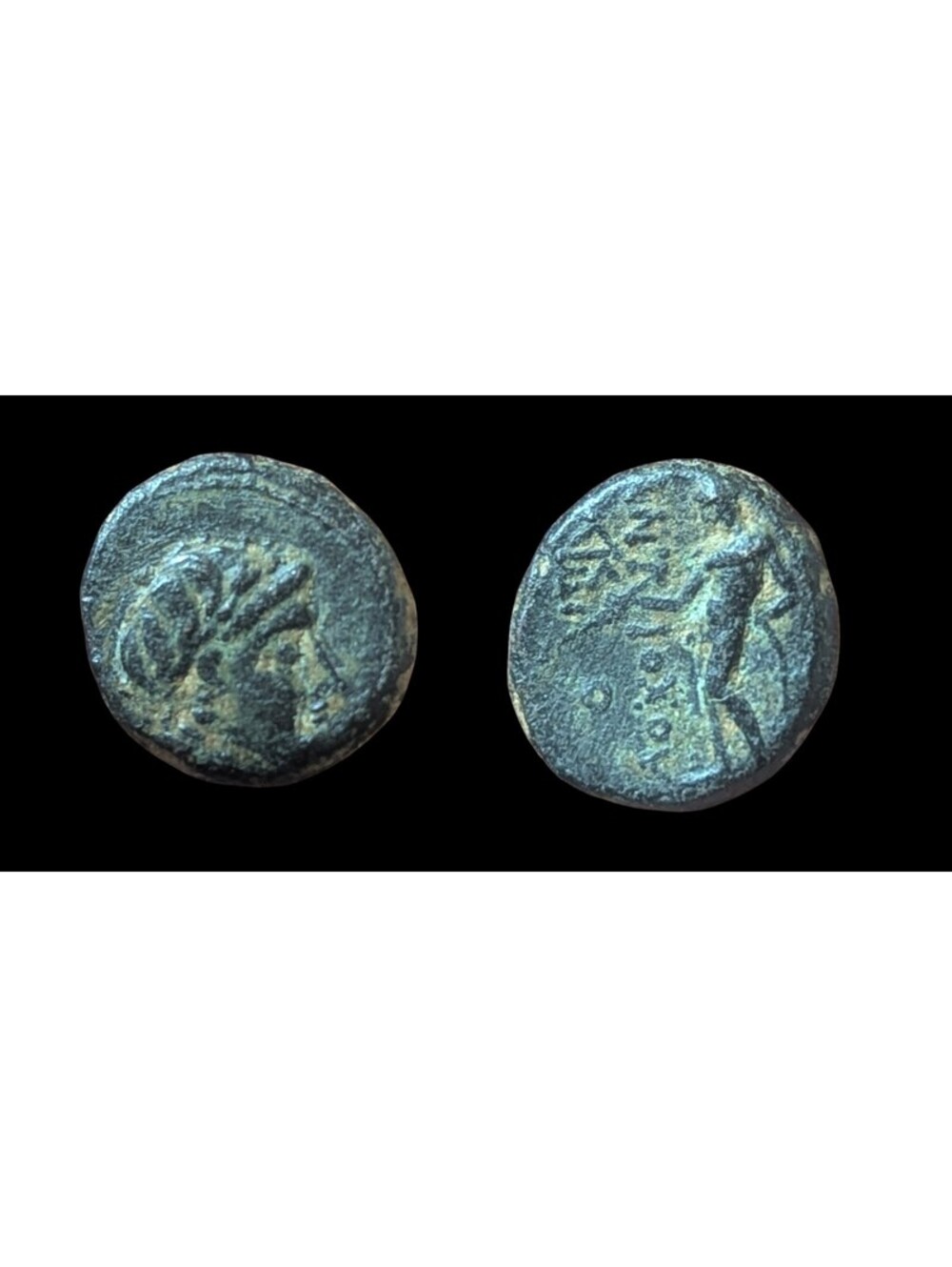 ANTIOCH on the ORONTES Seleukis Pieria Ancient Greek Coin ZEUS Balas & NIKE